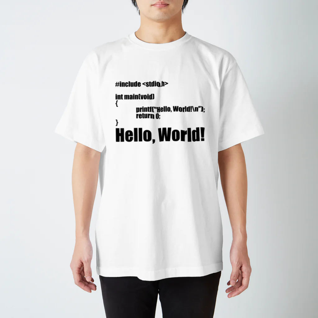 AURA_HYSTERICAのHello, World! スタンダードTシャツ