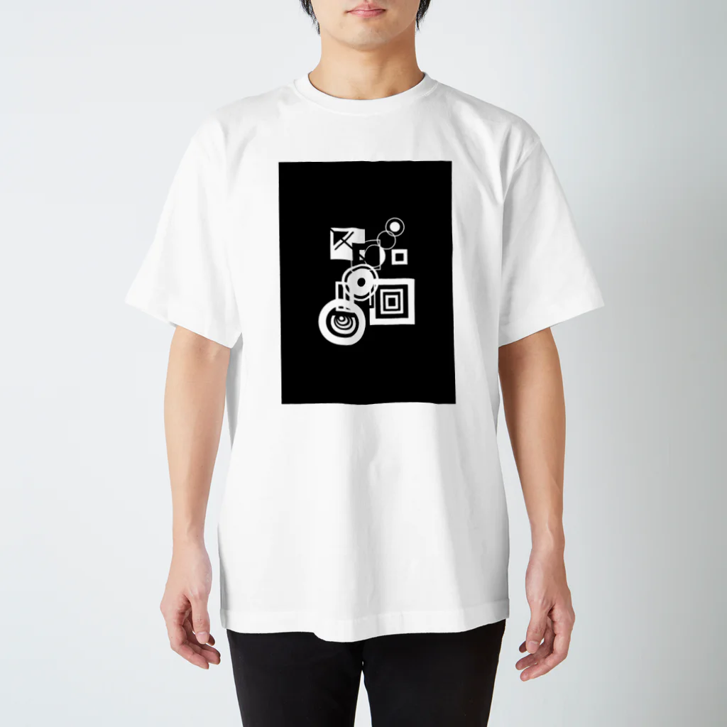 🤑NANAMI🤑の謎の白黒 スタンダードTシャツ