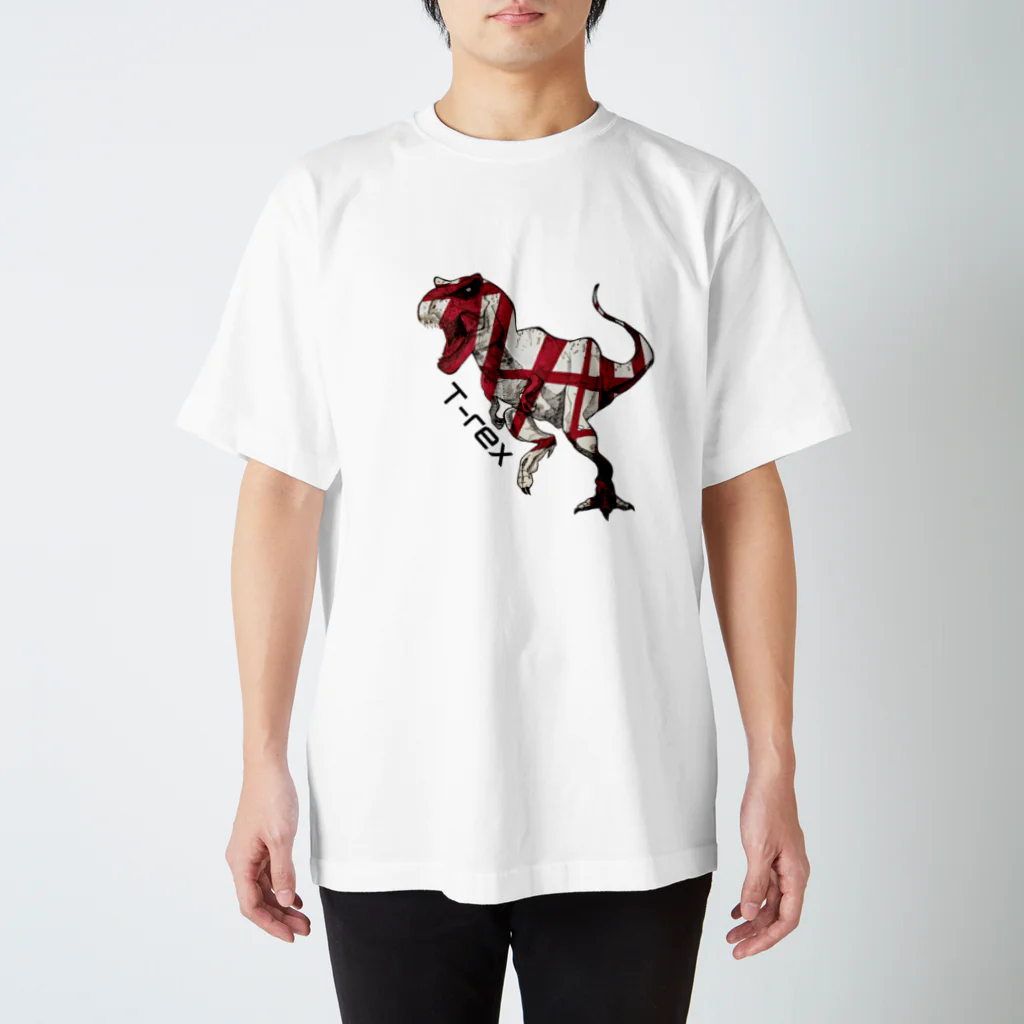 あっQ屋のT-Rex ／ティラノサウルス スタンダードTシャツ