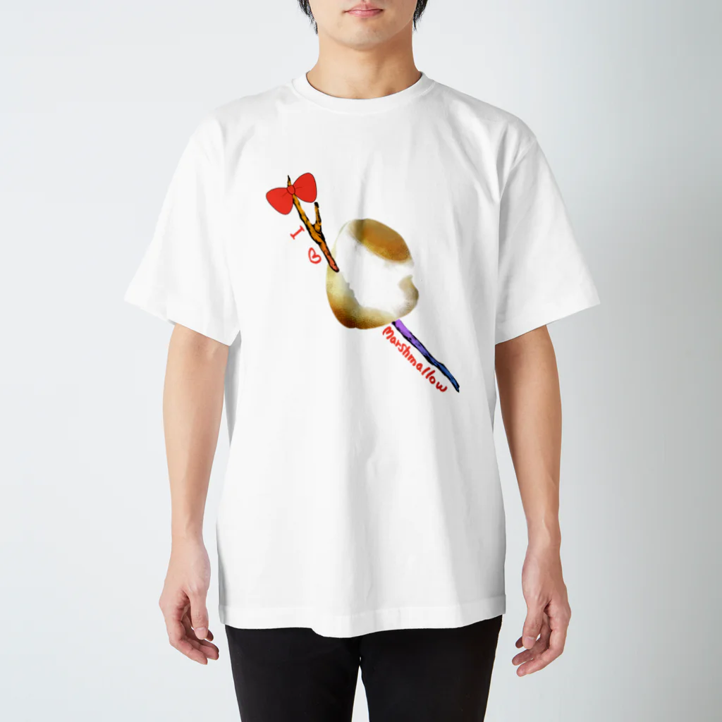 マシュマロマンのI ♡マシュマロ Regular Fit T-Shirt