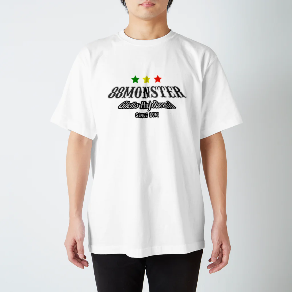 88MONSTER-High Brand-のGHETTOTシャツ Regular Fit T-Shirt