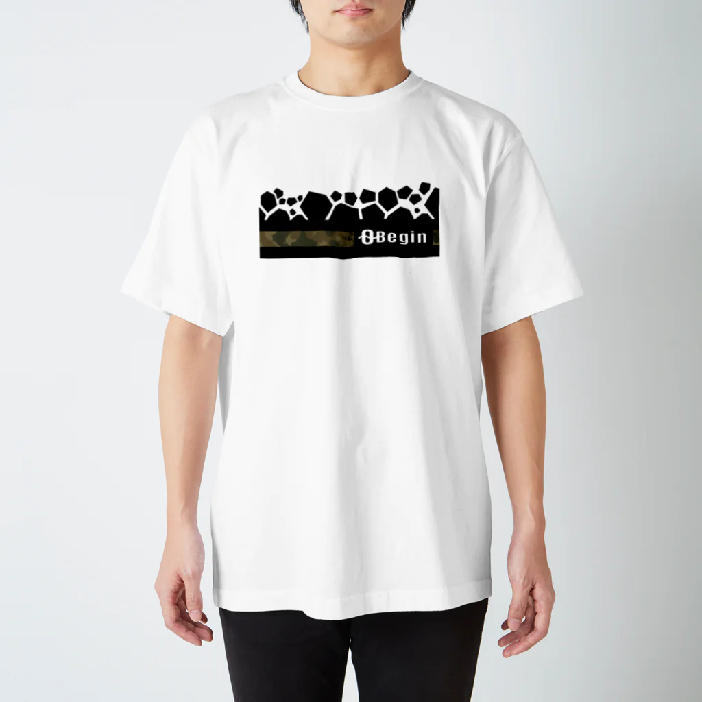 [0~Begin]の[0~Begin]ロゴプリント スタンダードTシャツ