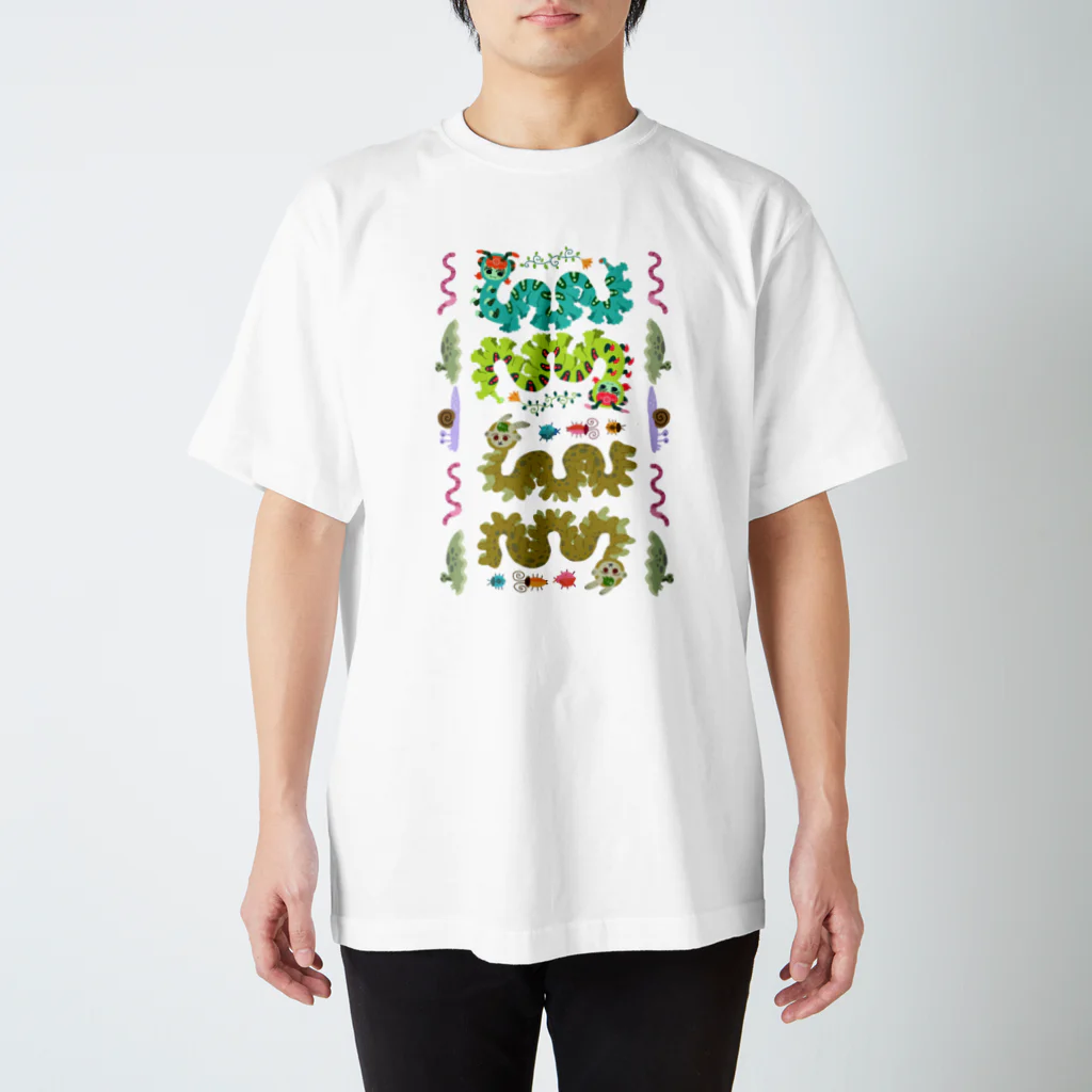 ざいまる屋の芋虫andカギムシちゃんズ Regular Fit T-Shirt