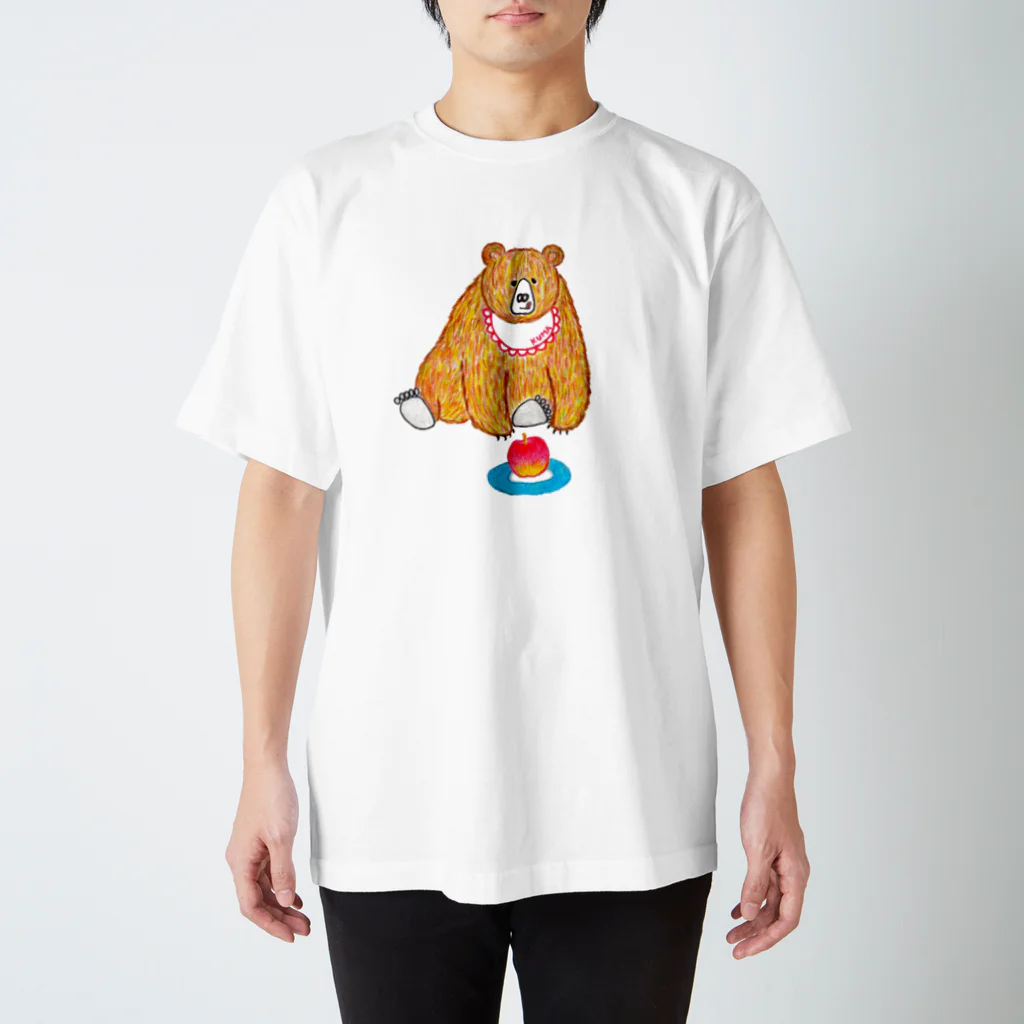 らぴの堂のくまちゃん、いただきますの５秒前。 スタンダードTシャツ