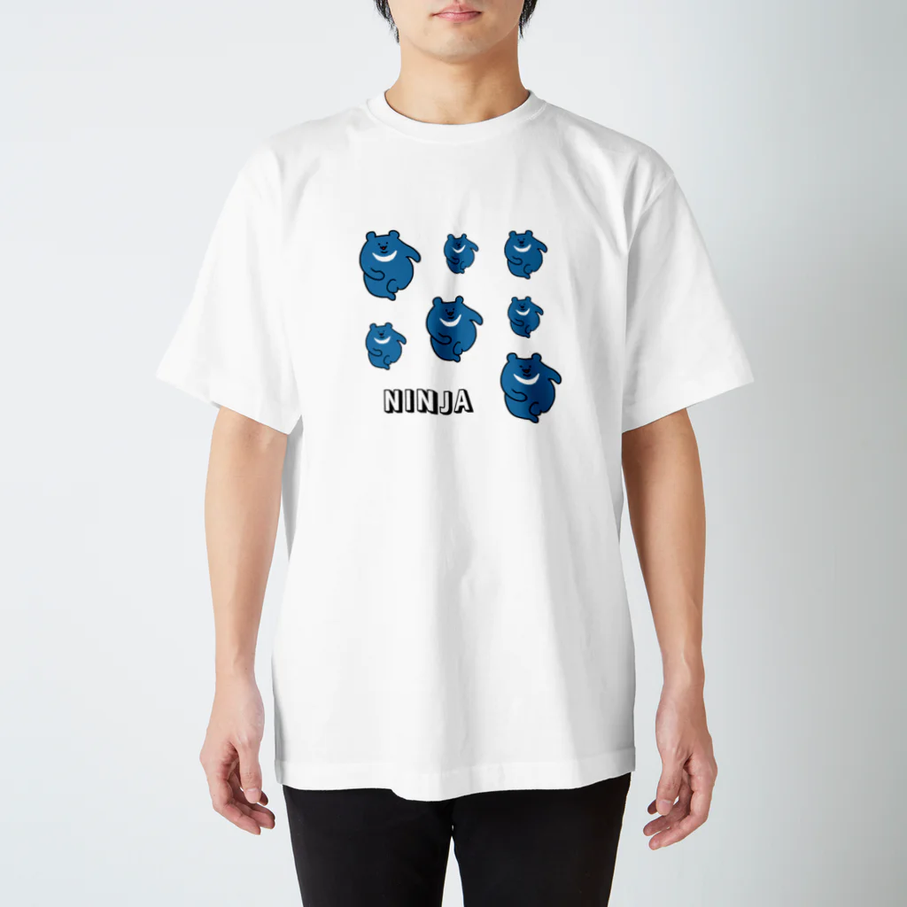 クマツアンショップのでんせつのくまにんじゃ スタンダードTシャツ