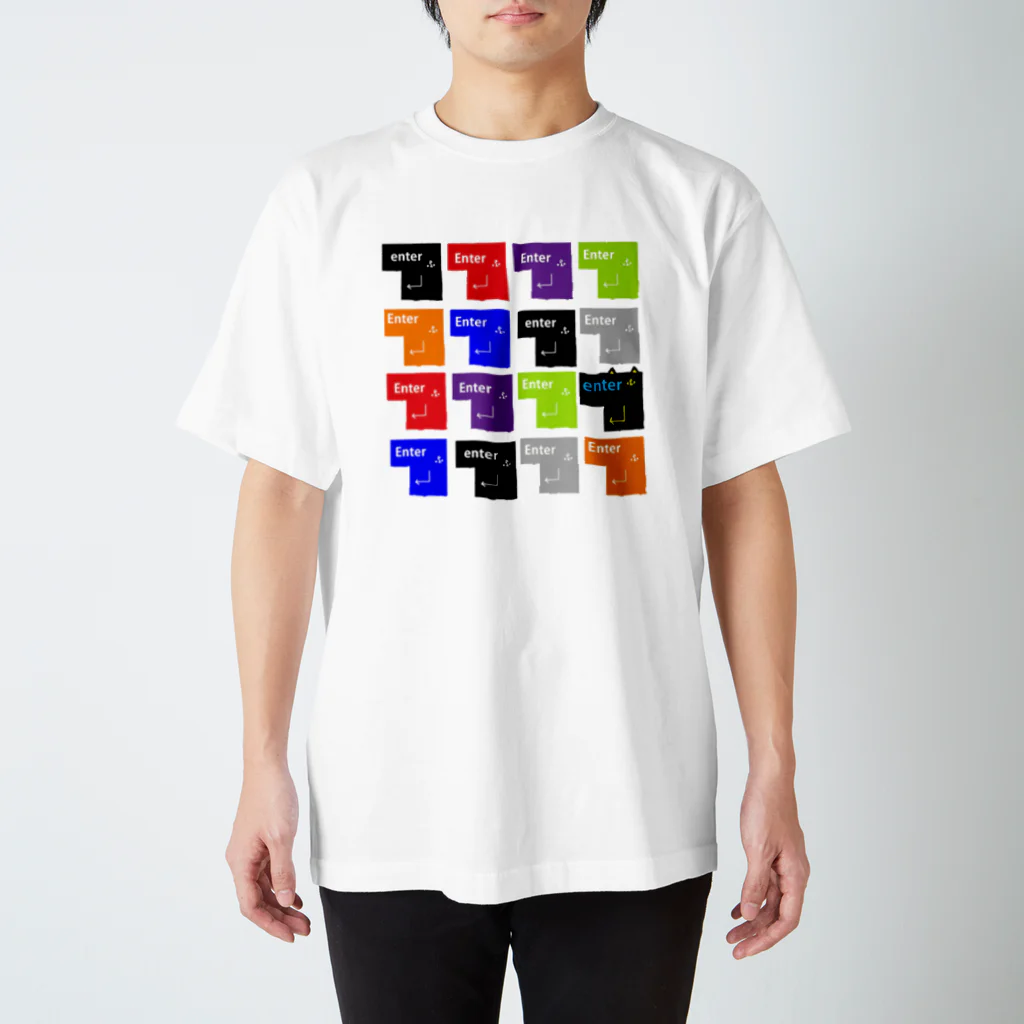 今井優の(・Σ・)のエンターキー Regular Fit T-Shirt