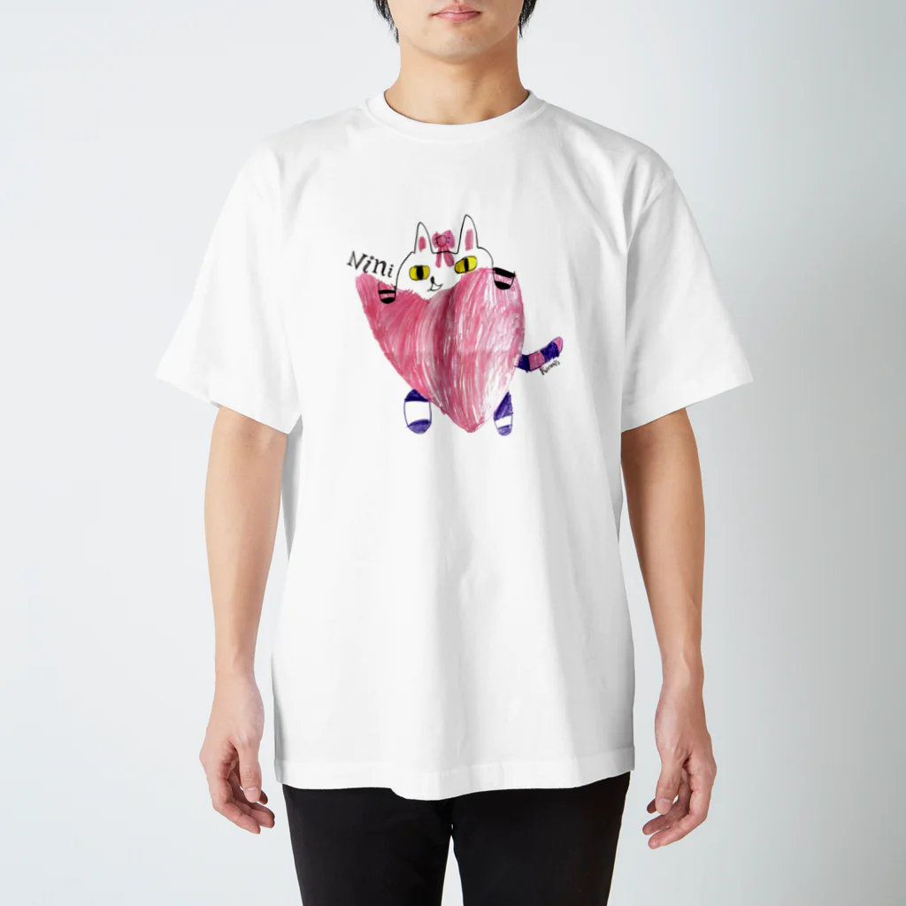 カリンパの猫のニニ スタンダードTシャツ