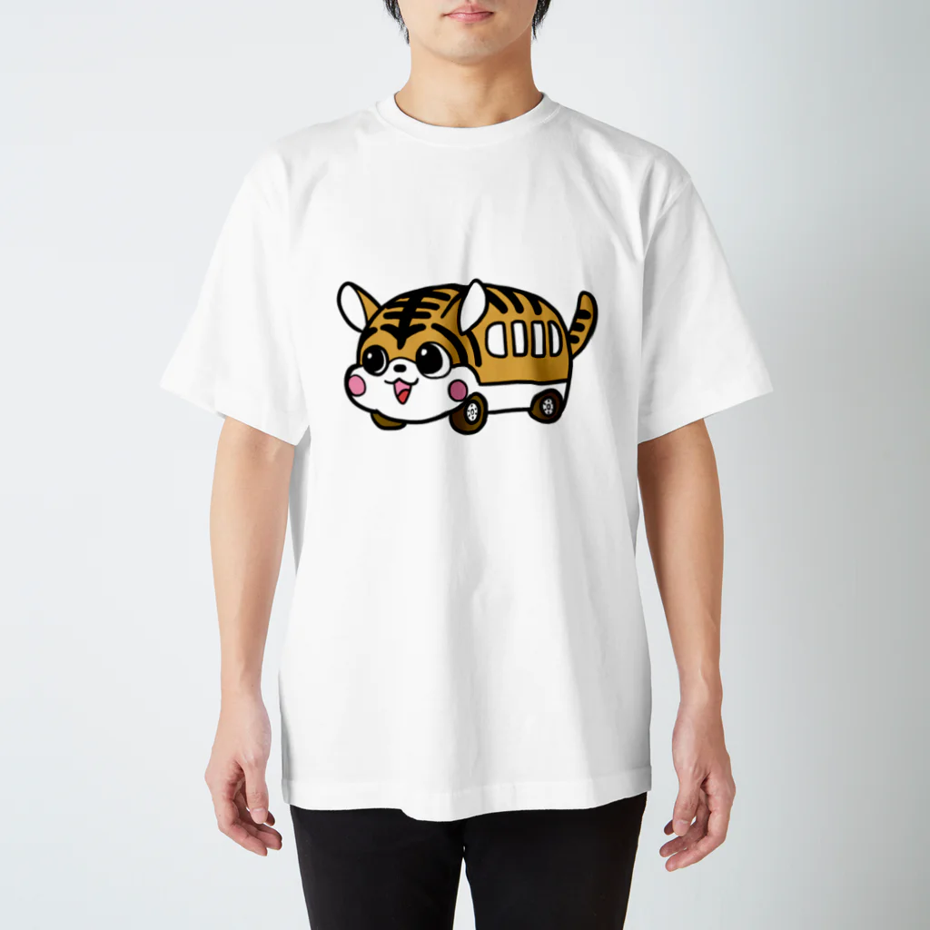 ゴロ画伯におまかせ！のにゃんこバス スタンダードTシャツ