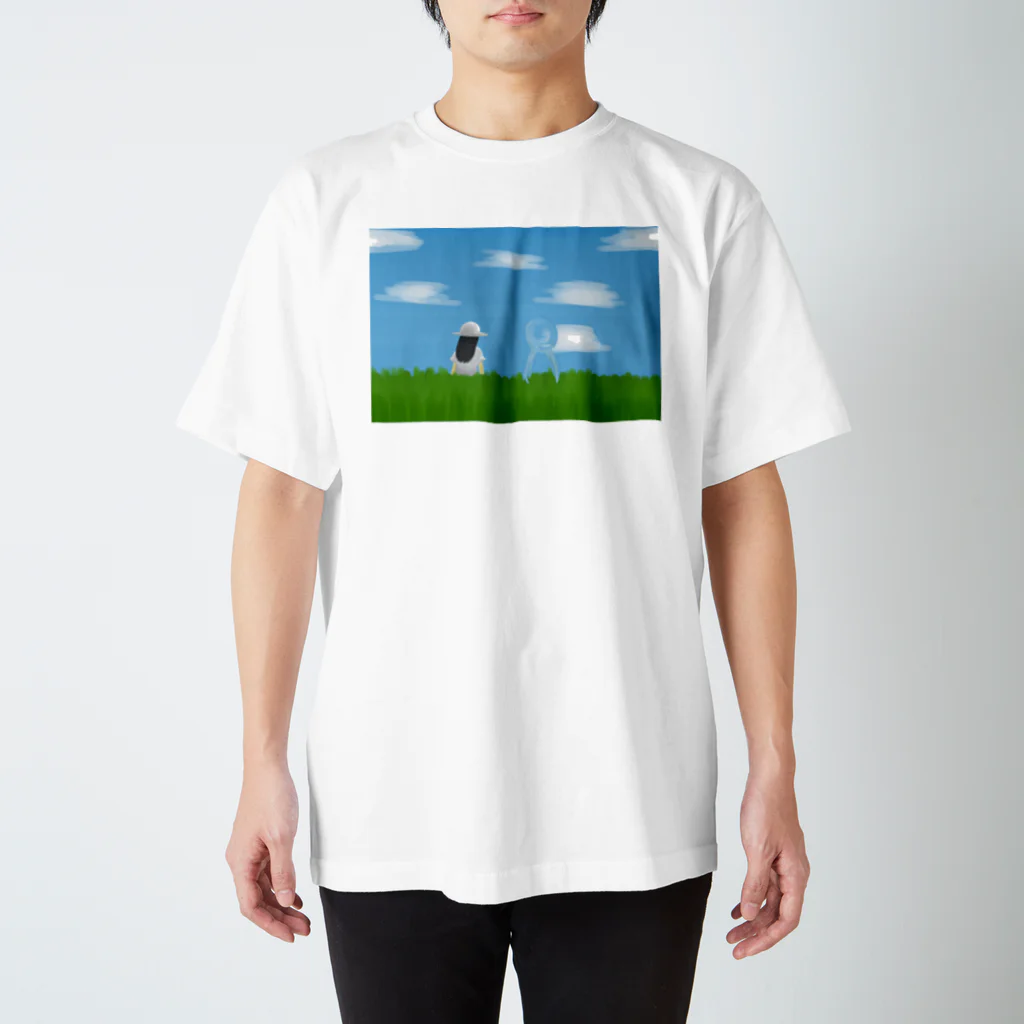 SaIKi SHOPの一人で寂しそうだったから スタンダードTシャツ