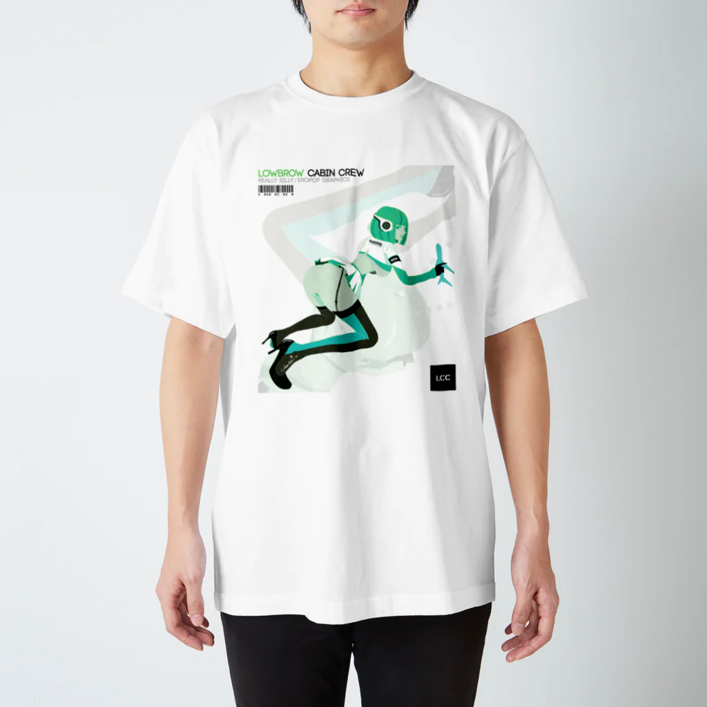 loveclonesのLCC 2020 キャビンクルーはヒューマノイド スタンダードTシャツ