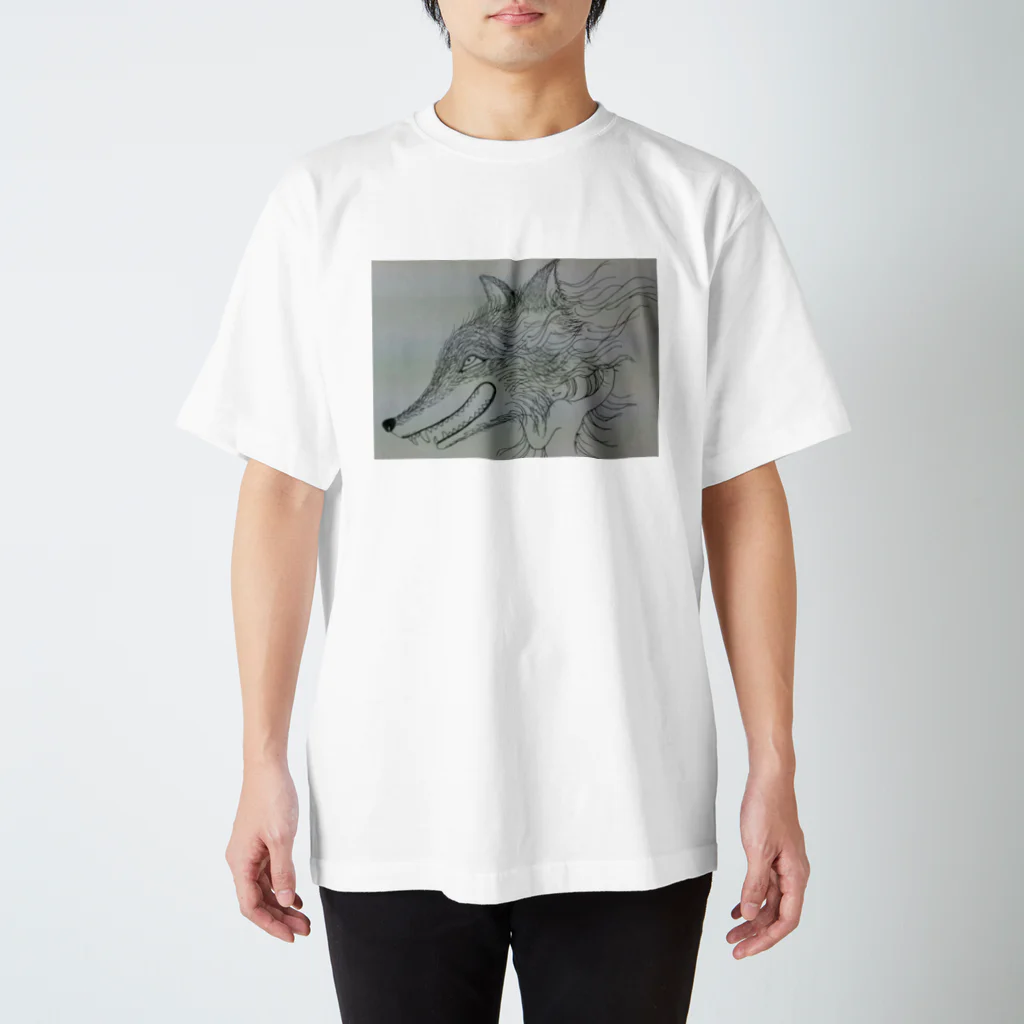 hachinanaのおおかみ Regular Fit T-Shirt