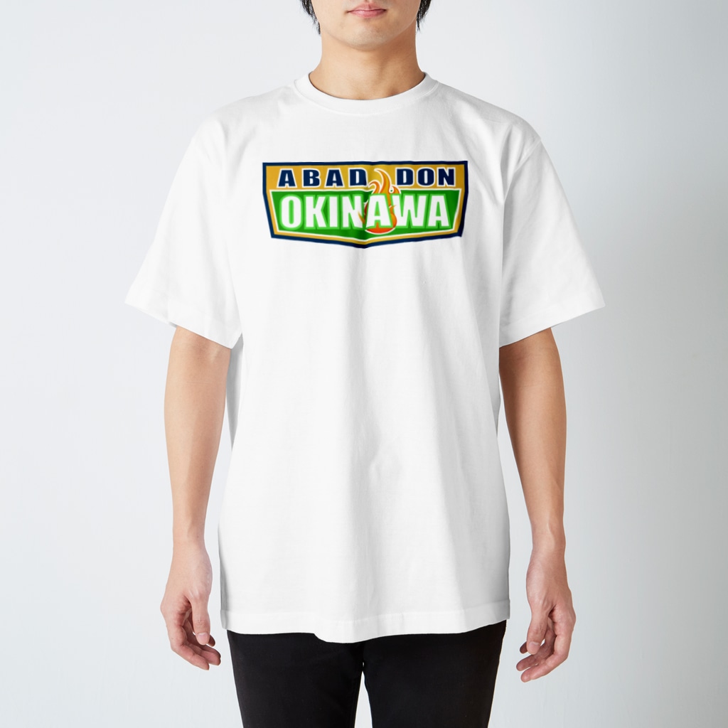 AROのABADDON OKINAWA GREEN LOGO Regular Fit T-Shirt