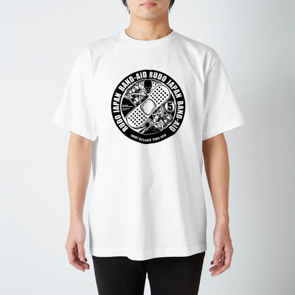 zukkyzukkyのRUDO JAPAN バンドエイド Regular Fit T-Shirt