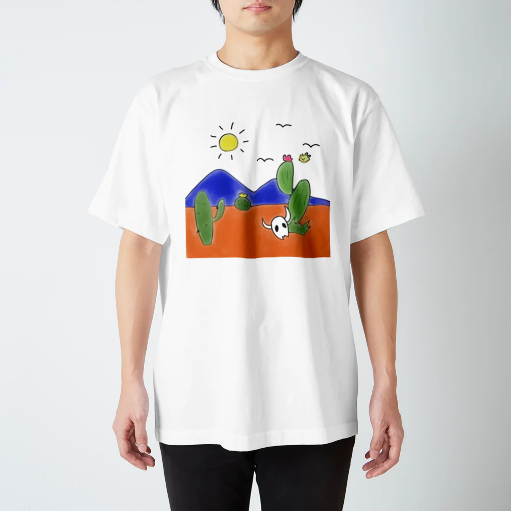 クマバチゴルフ倶楽部のクマバチとメキシカンタイル スタンダードTシャツ