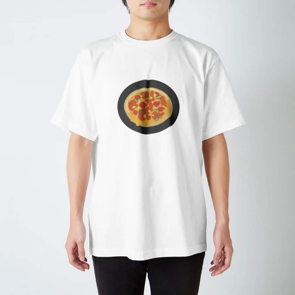 ご飯亭のはらぺこTシャツ　ピザ スタンダードTシャツ