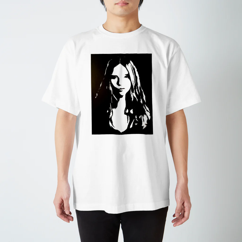 Yukinko Akira factoryのgirl No.2 Regular Fit T-Shirt