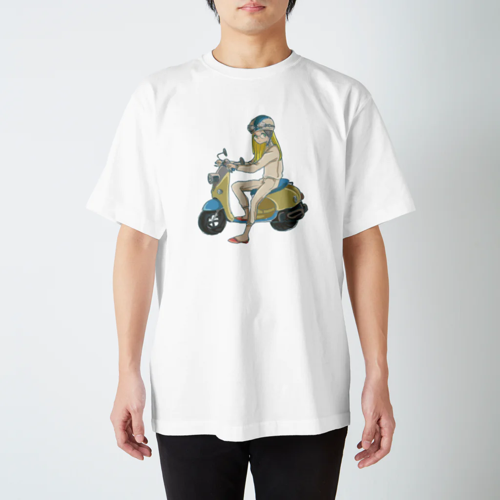 きびもかのスクーター女子 Regular Fit T-Shirt