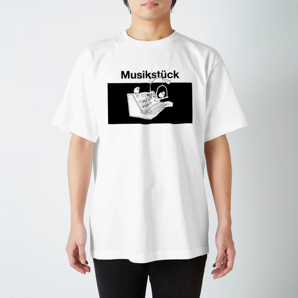 Momi Buncho Lab SHOPのヴォコーダー文鳥 Regular Fit T-Shirt