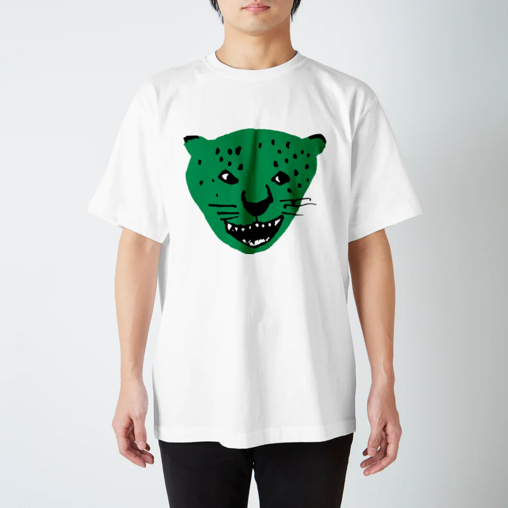 青豹のGreen jaguar  Regular Fit T-Shirt