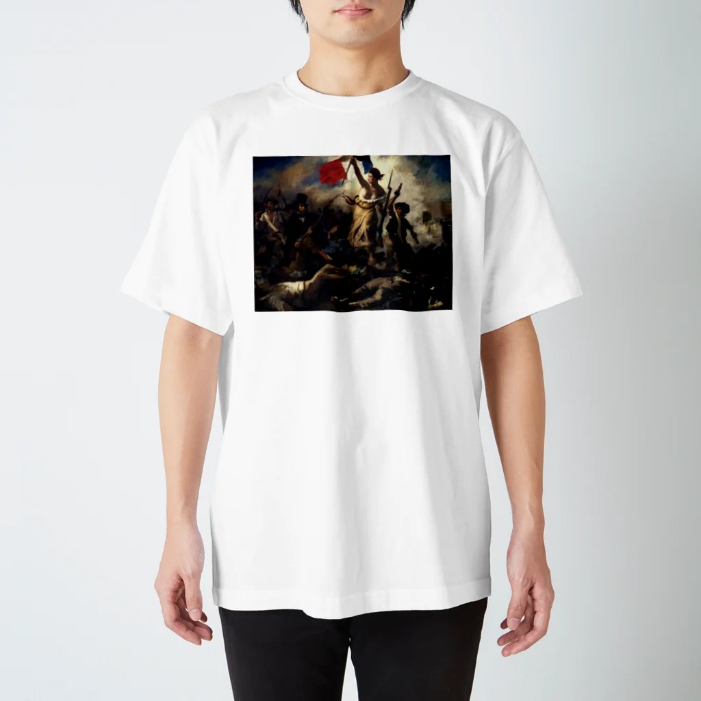 ToyBOXの絵画〜民衆を導く自由の女神〜 Regular Fit T-Shirt