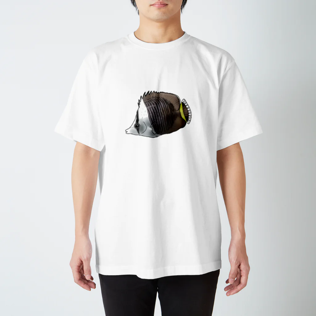 K′z SHOPのホワイトフェイスバタフライフィッシュ スタンダードTシャツ