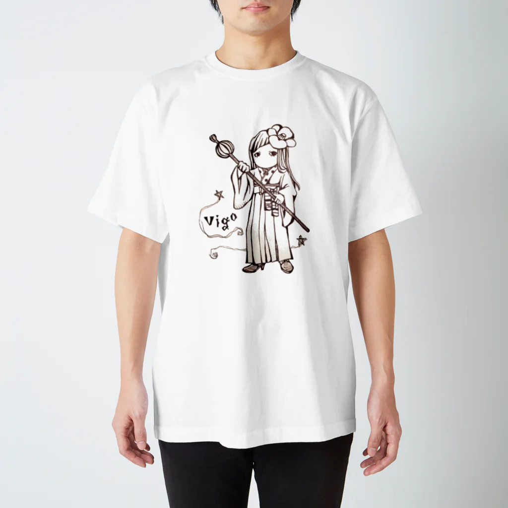 エンピツの星のアクセな12星座　乙女座 Regular Fit T-Shirt