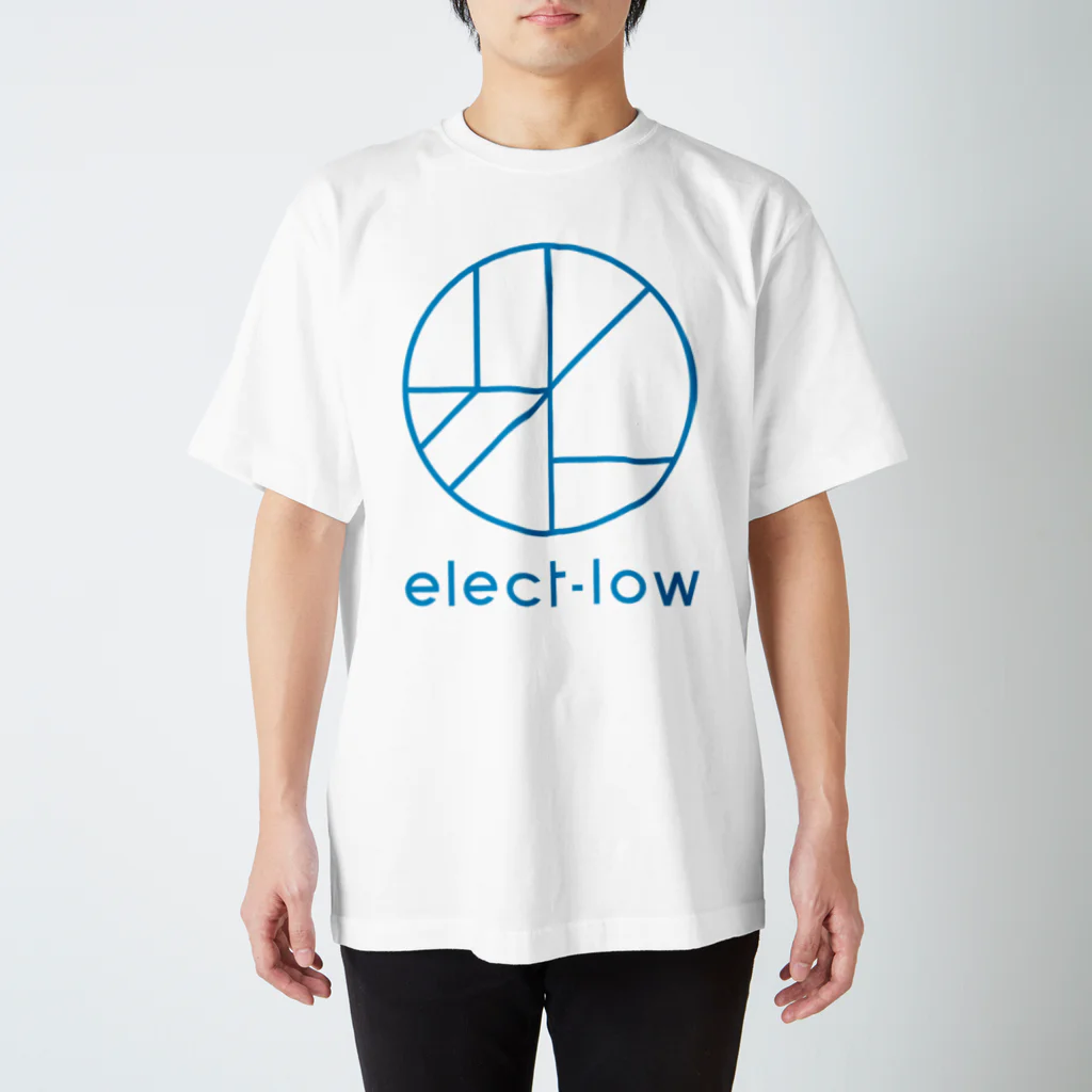 elect-lowのelect-lowロゴ_縦型 Regular Fit T-Shirt