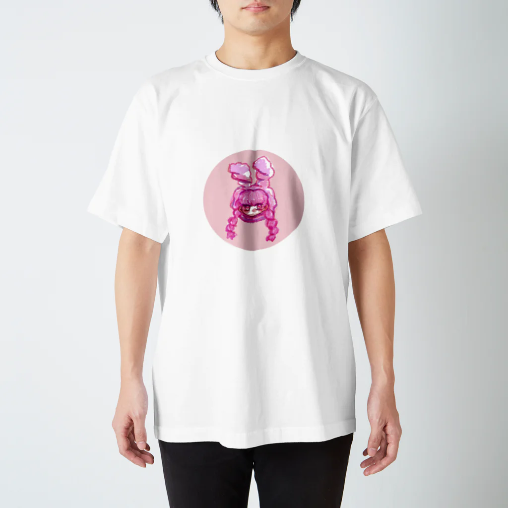 𝐌eのうさぎの女の子のシール スタンダードTシャツ