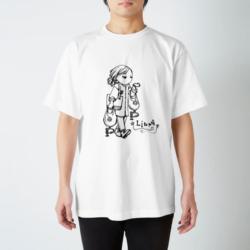 エンピツの星のアクセな12星座　天秤座 Regular Fit T-Shirt