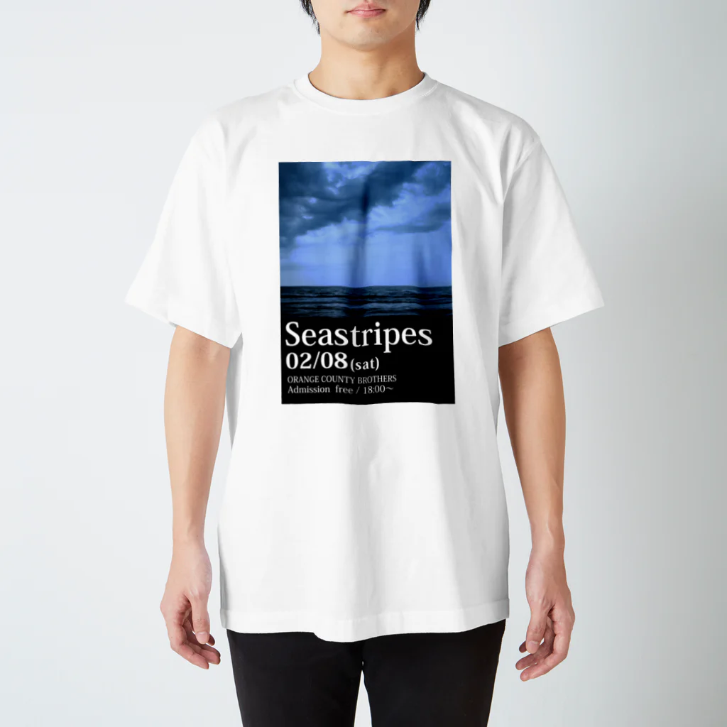 Seastripes official shopの2020年2月8日のライブ告知Tシャツ Regular Fit T-Shirt