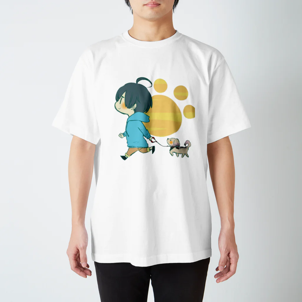 かもしかのかもしかとカール スタンダードTシャツ