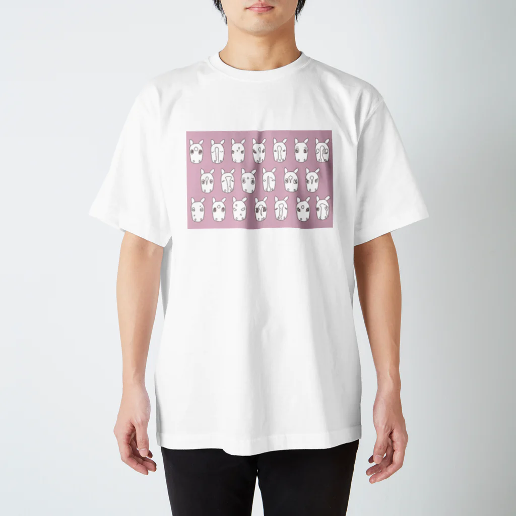 マツザキユキのおうまちゃんのお顔 スタンダードTシャツ