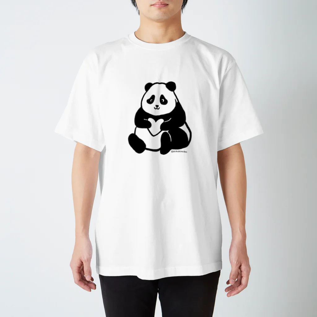 dokukinoko1000のシンプルパンダ Regular Fit T-Shirt