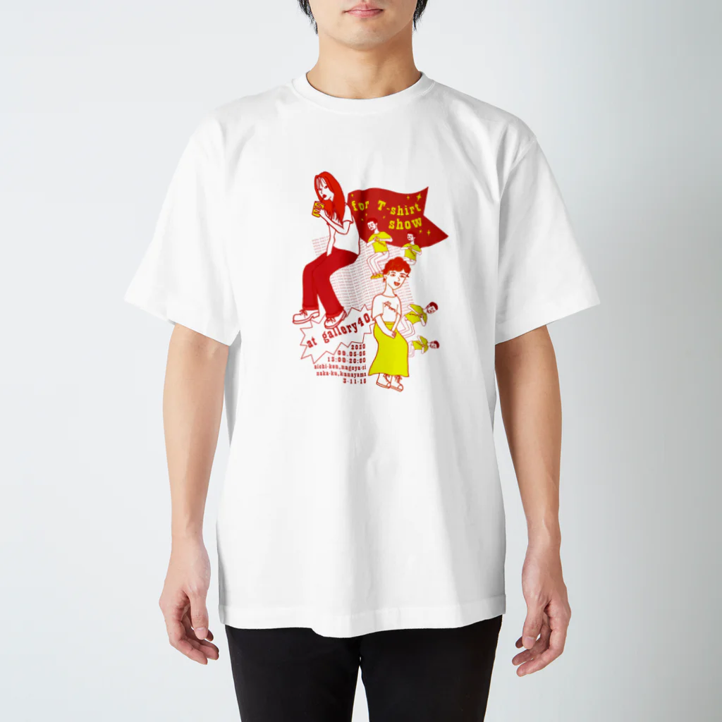 空気椅子のfor T-shirt show スタンダードTシャツ