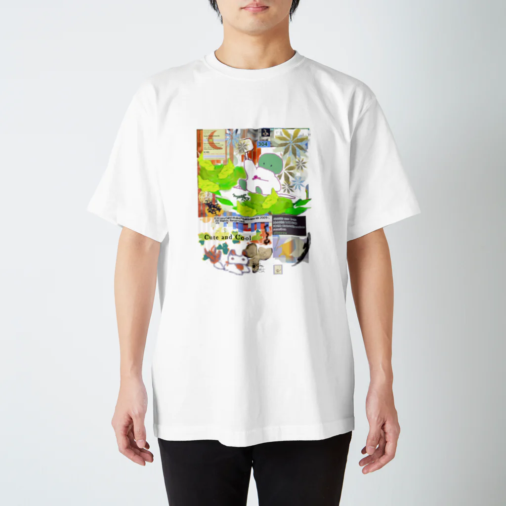 ituko*tukiyama-khの304★月山いつこ作品●雪空■緑の2 スタンダードTシャツ