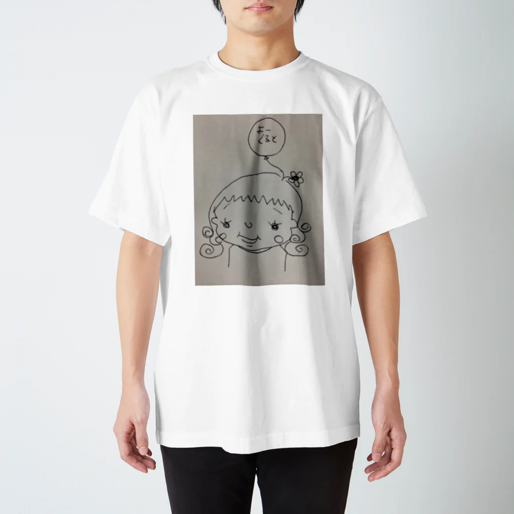 coffeeyのまいあさよーぐると Regular Fit T-Shirt