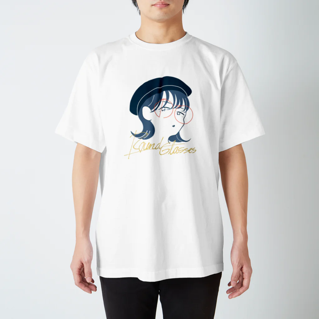 Circlothesのまるめがね スタンダードTシャツ