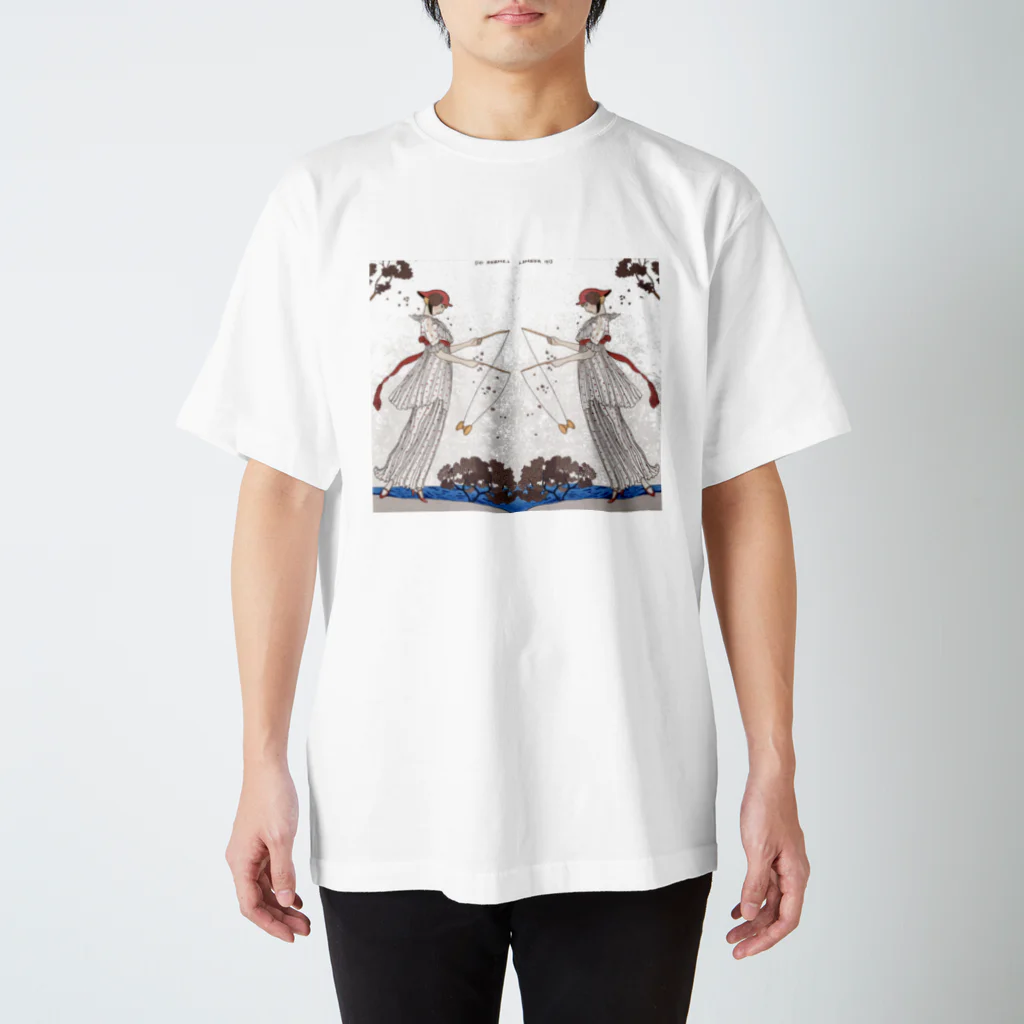 lofi_bearのジョルジュ バルビエ　Robe de linon imprimé　1913  Regular Fit T-Shirt