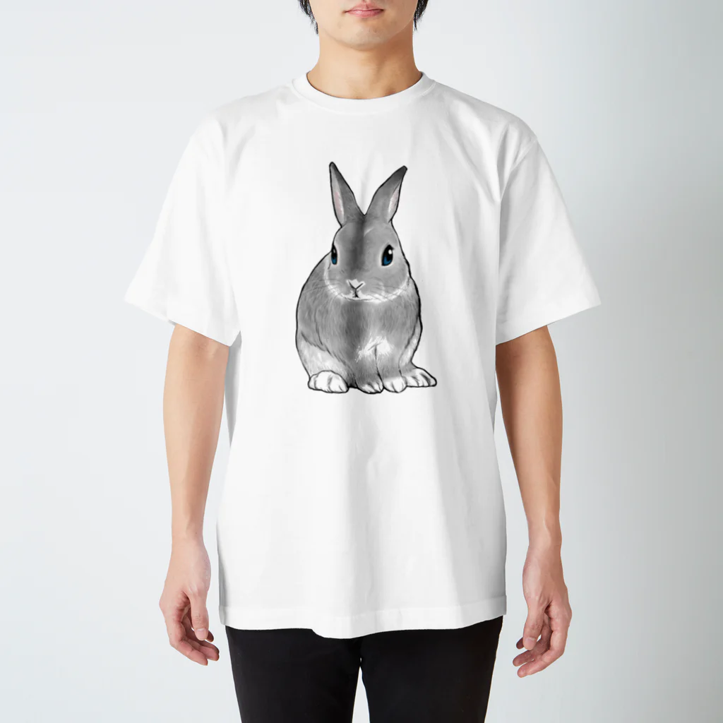 Mock’n Rollのうさぎのモック Regular Fit T-Shirt