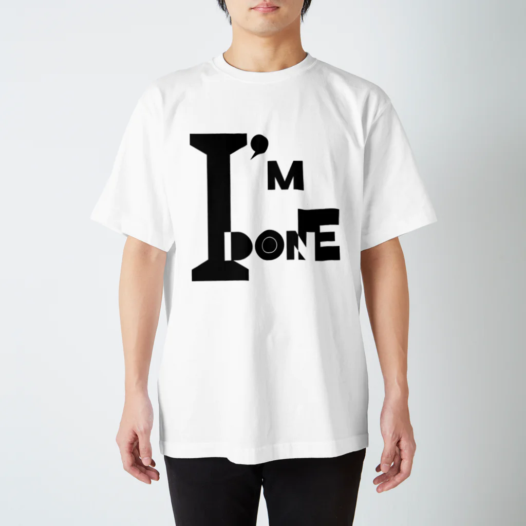 TakarartのI'M DONE 何かをやり遂げた後に  Regular Fit T-Shirt