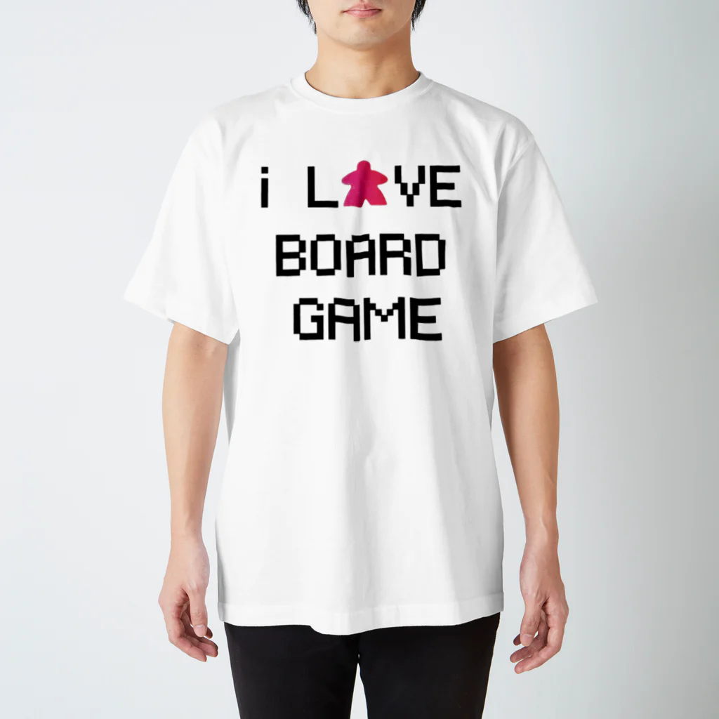 LucyDiamondのi LOVE  BOARDGAME（ドット） スタンダードTシャツ