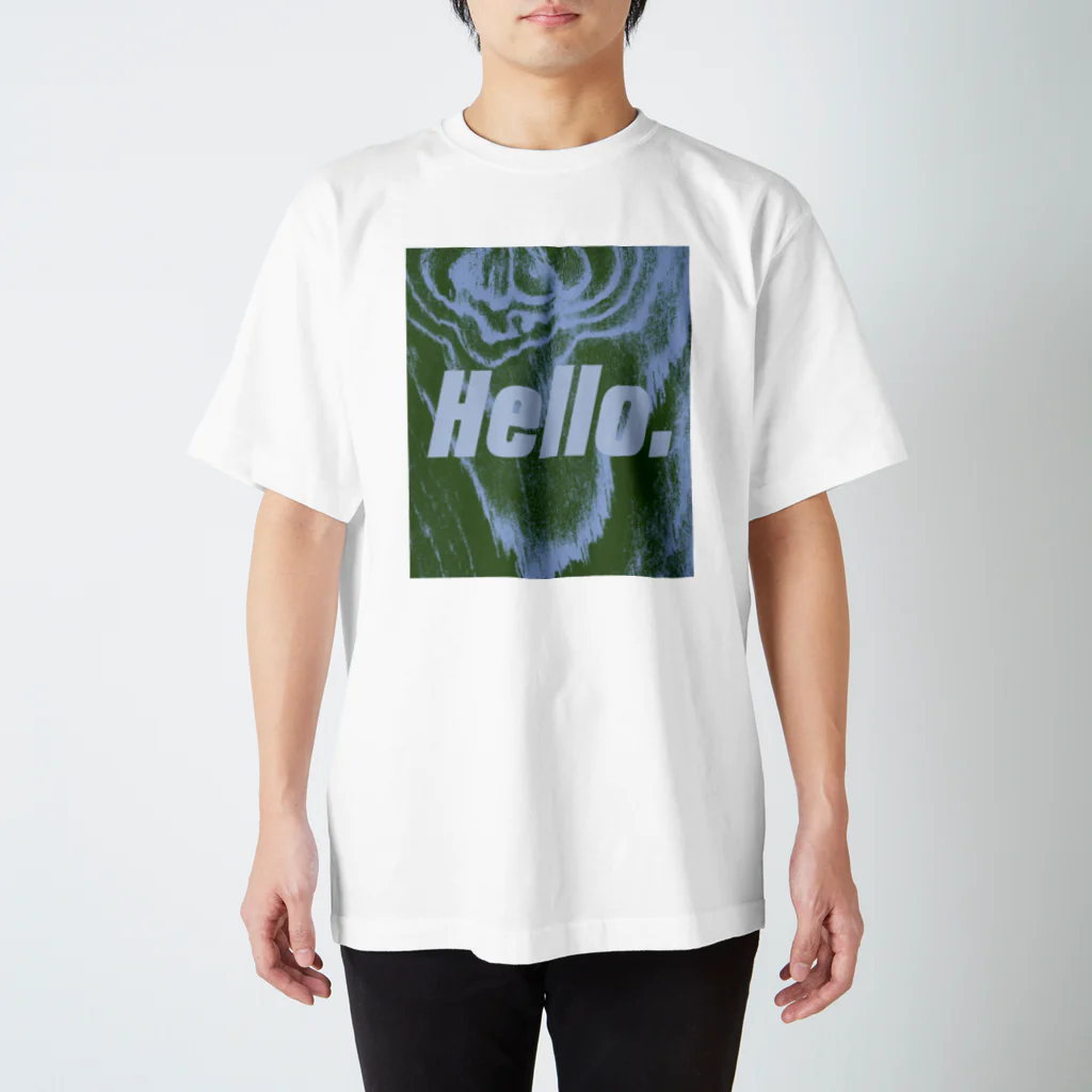 JINXEHSのJINXEHS series “Hello.” Regular Fit T-Shirt