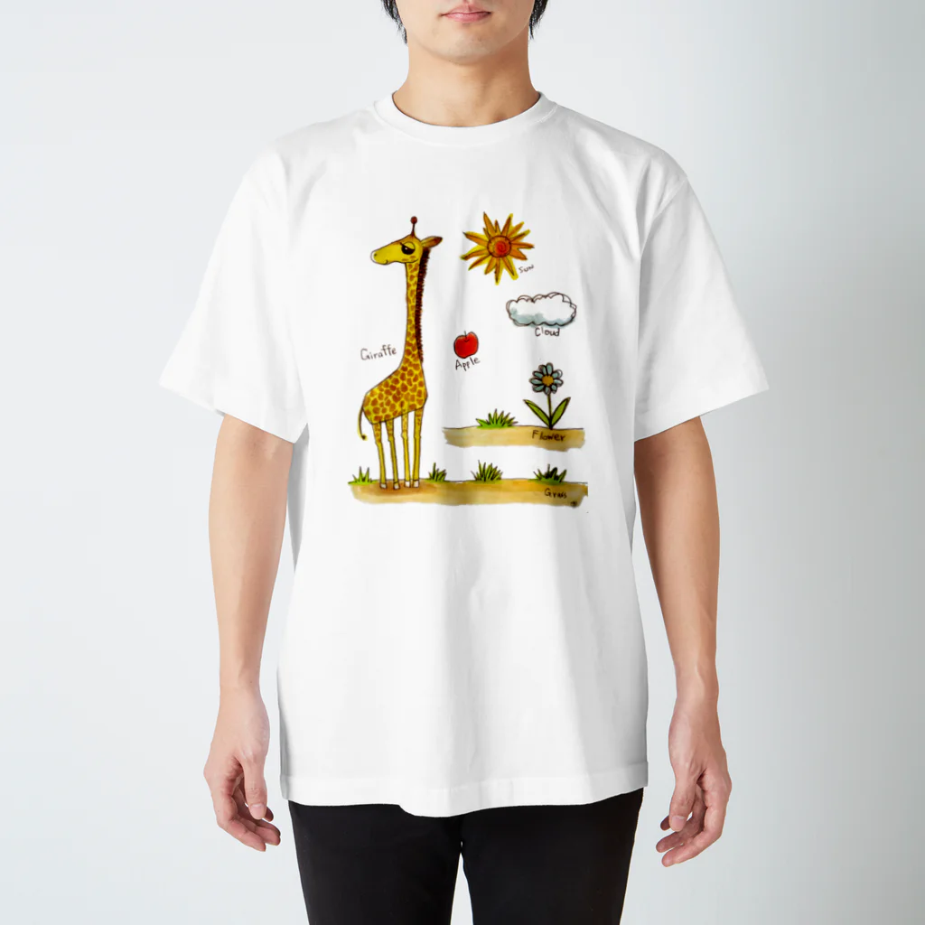 カトユリのきりん Regular Fit T-Shirt