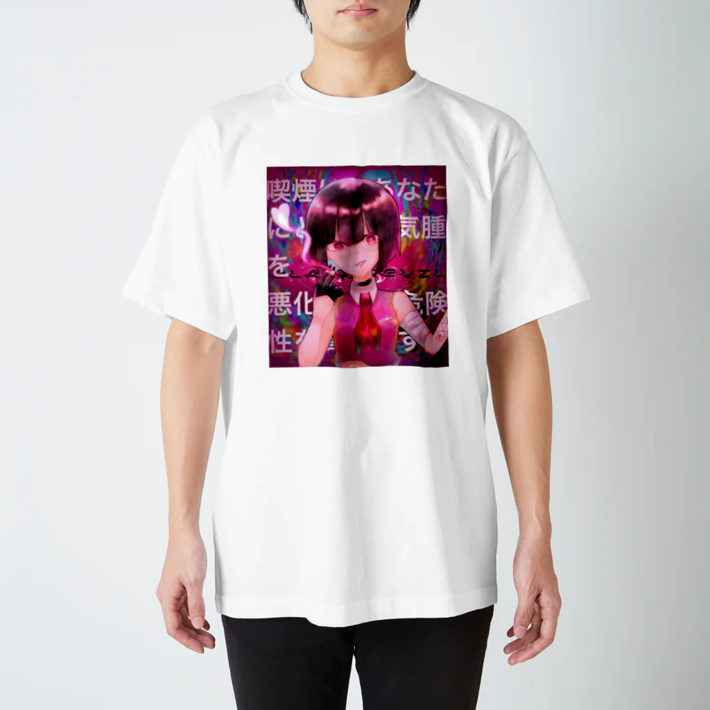 椎名瑠乃／閖咲ルルのくろい悪魔 スタンダードTシャツ