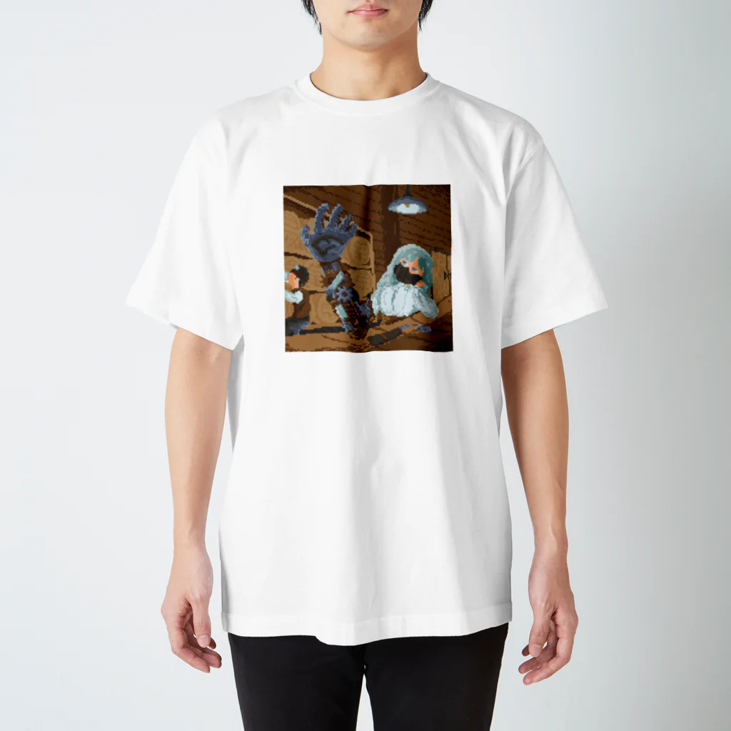 あずきいぬの蒸気義手 Regular Fit T-Shirt