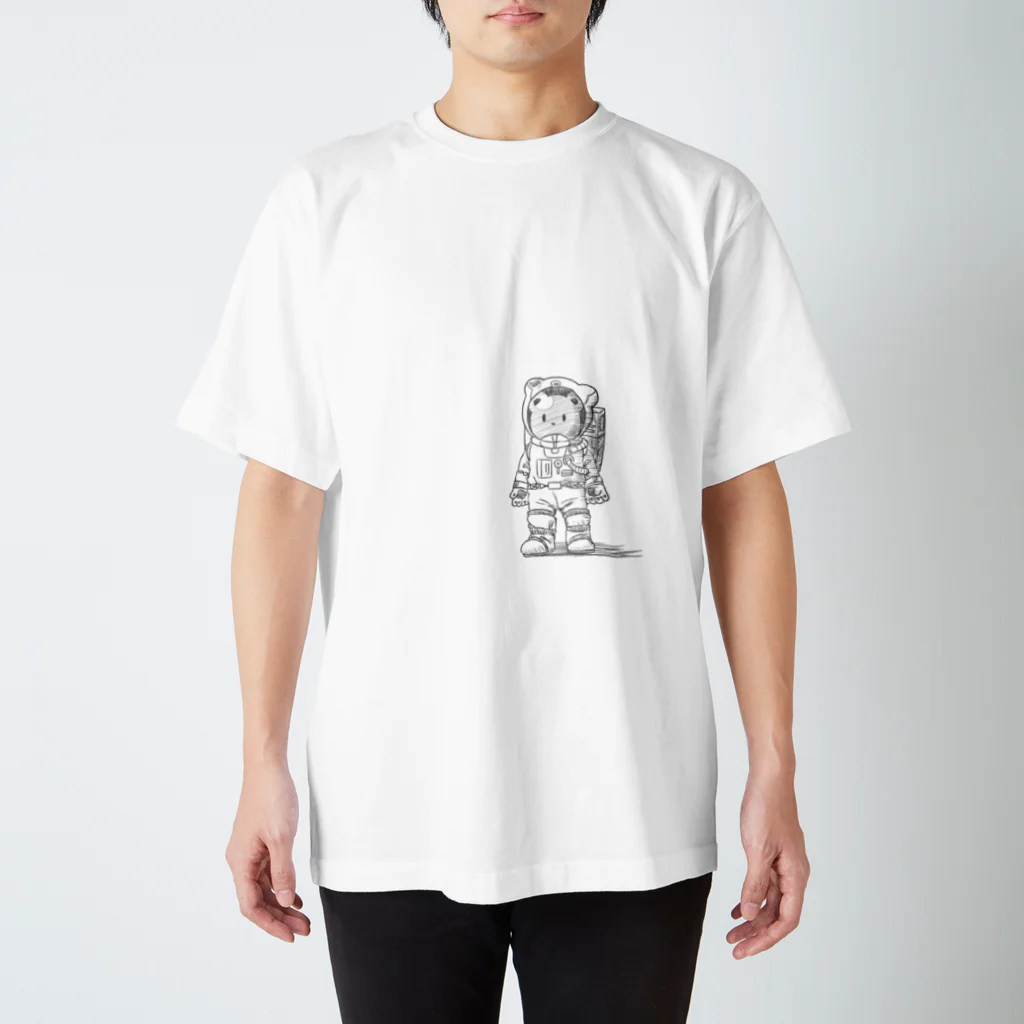 aKiraのくまの宇宙飛行士 スタンダードTシャツ