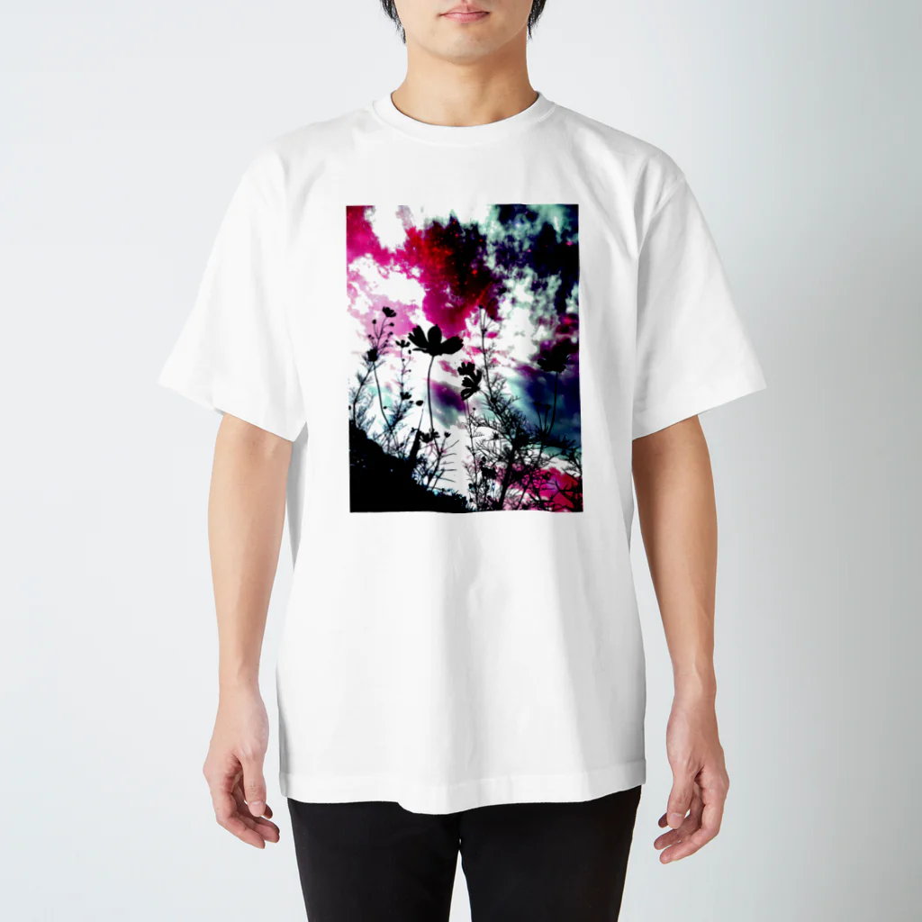 訓子kunkoの瞬時（秋桜） スタンダードTシャツ