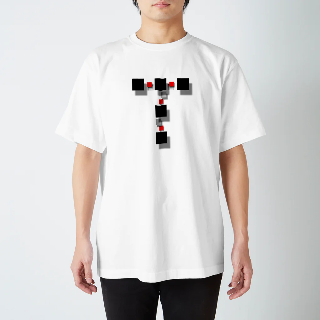 TAKUYA DESIGN WORKSのT-SQUARE Floating Regular Fit T-Shirt