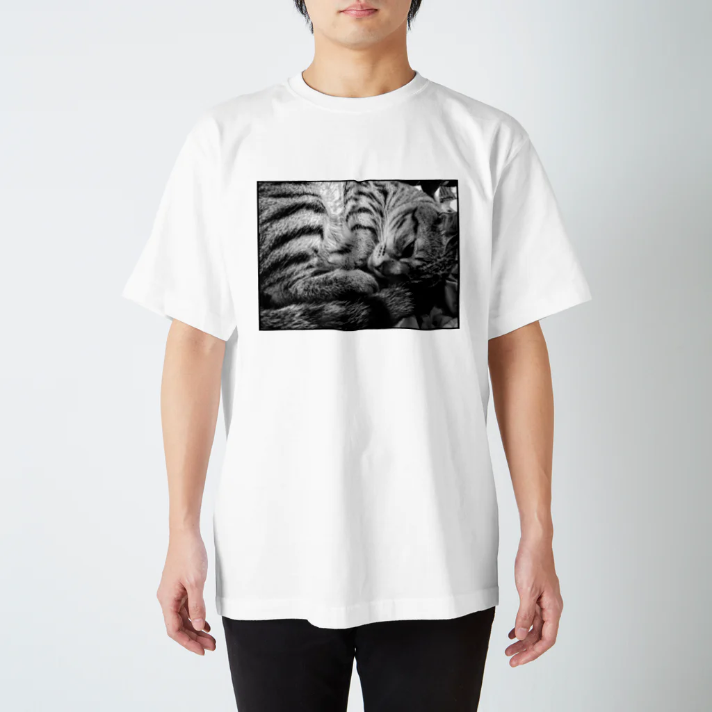 古春一生(Koharu Issey)の微睡みのＲ(白) Regular Fit T-Shirt