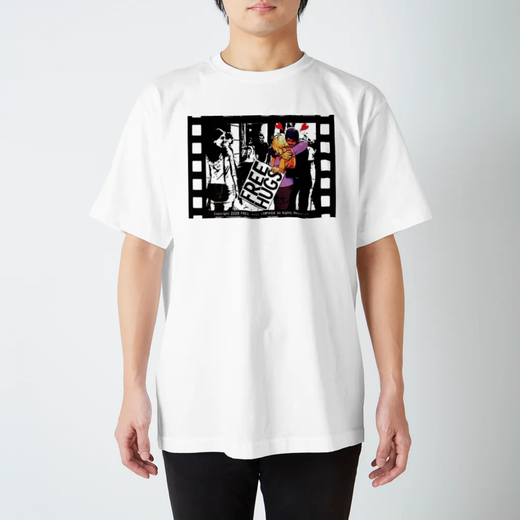 FUNKY STREET SHOPのFREE HUGS スタンダードTシャツ